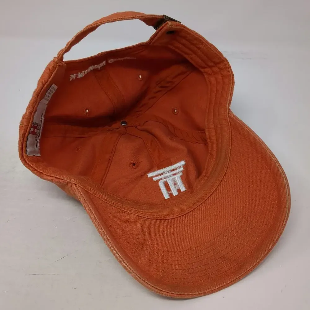 Hasco Promo Baseball Cap Orange One Size M Financial Group Embroidered Hat